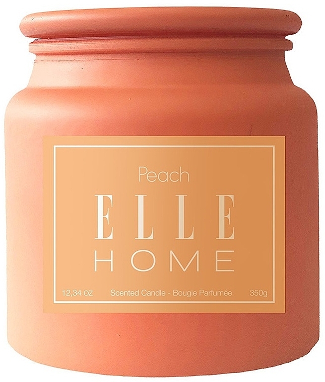 Duftkerze - Elle Home Peach Scented Candle — Bild N1