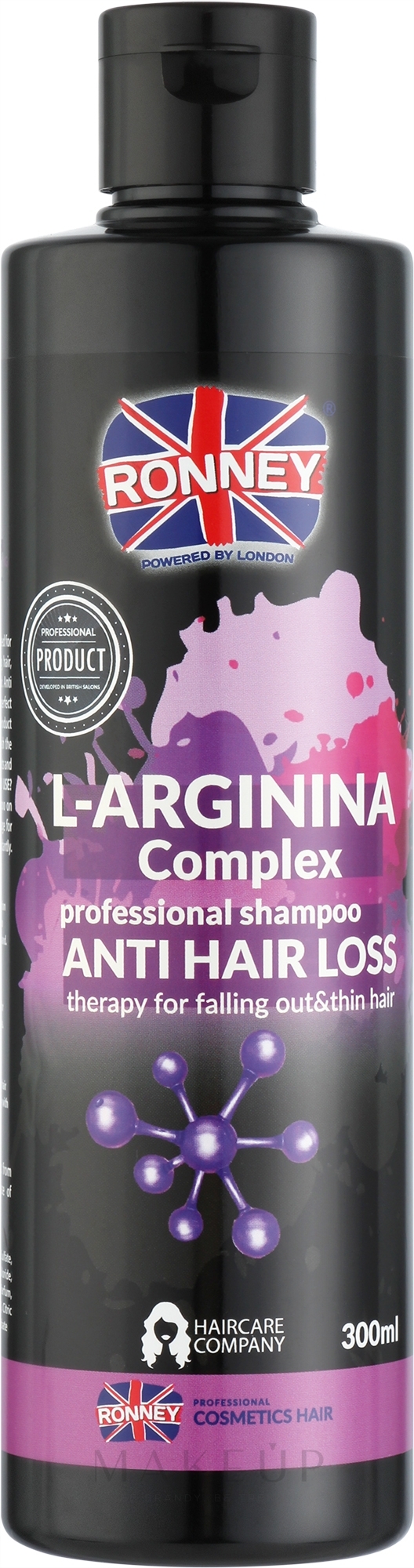 Shampoo gegen Haarausfall mit L-Arginin - Ronney L-Arginina Complex Anti Hair Loss Shampoo — Bild 300 ml