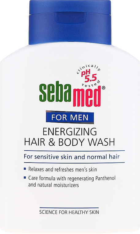 Energiespendendes und entspannendes Duschgel für Körper und Haar - Sebamed Men Energizing Hair & Body Wash — Bild N2