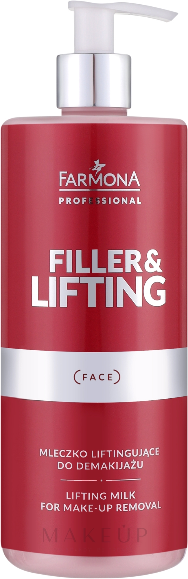 Lifting-Milch zum Abschminken - Farmona Professional Filler & Lifting Milk For Make-up Removal — Bild 500 ml