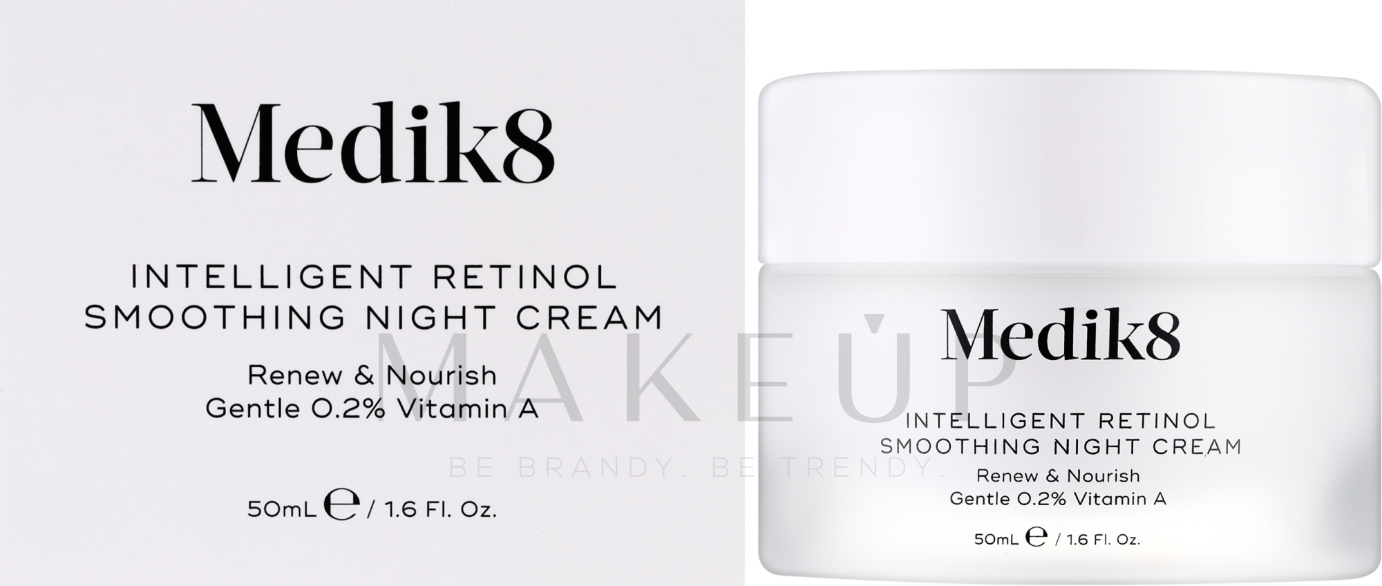 Glättende Nachtcreme - Medik8 Intelligent Retinol Smoothing Night Cream — Bild 50 ml