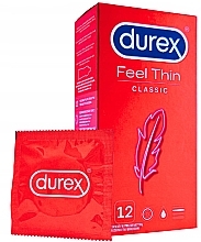 Düfte, Parfümerie und Kosmetik Kondomen 12 St. - Durex Feel Thin Classic