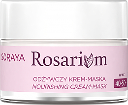 Pflegende Nachtmaske mit Rosenextrakt - Soraya Rosarium Nourishing Night Cream Mask — Bild N1