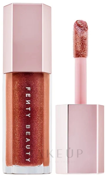 Lipgloss mit Glitter - Fenty Beauty Gloss Bomb Universal Lip Luminizer — Bild Hot Chocolit