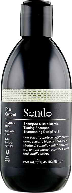 Feuchtigkeitsspendendes Shampoo für lockiges Haar - Sendo Frizz Control Taming Shampoo — Bild N1