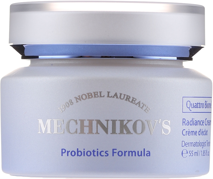 Glättende und feuchtigkeitsspendende Gesichtscreme mit Probiotika - Holika Holika Mechnikov's Probiotics Formula Radiance Cream — Bild N2
