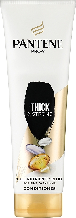 Haarspülung für dichtes und kräftiges Haar  - Pantene Pro V Thick & Strong Conditioner — Bild N1