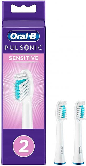 Austauschbare Zahnbürstenköpfe für elektrische Zahnbürste 2 St. SR32-2 - Oral-B Pulsonic Sensitive — Bild N1