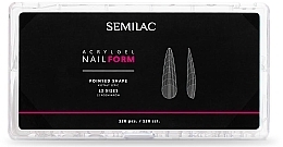 Formen zur Nagelverlängerung - Semilac Acrylgel Nail Form Pointed  — Bild N1