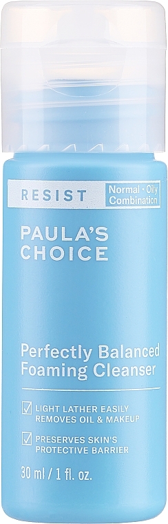 Gesichtsreinigungsschaum - Paula`s Choice Resist Perfectly Balanced Foaming Cleanser Travel Size  — Bild N1