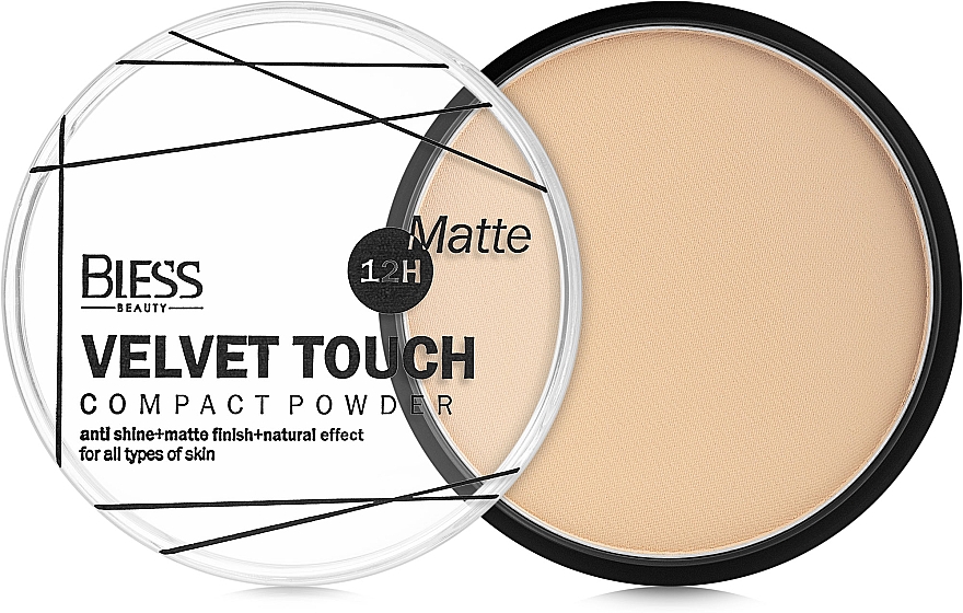 Kompaktes Gesichtspuder - Bless Beauty Velvet Touch Compact Powder — Bild N1