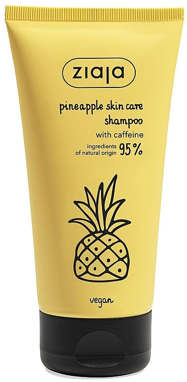 Haarshampoo mit Koffein - Ziaja Pineapple Skin Care Shampoo — Bild N1