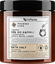 Düfte, Parfümerie und Kosmetik Badesalz mit weißem Ton Honig und Bernstein - Vis Plantis Pharma Care Bath Salt Honey And Amber 