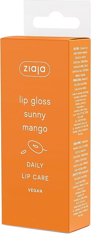 Lipgloss-Balsam - Ziaja Lip Gloss Sunny Mango — Bild N2