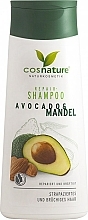Regenerierendes und kräftigendes Shampoo mit Avocado und Mandel für strapaziertes und brüchiges Haar - Cosnature Repair Shampoo Almonds & Avocado — Bild N3