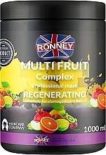 Regenerierende Haarmaske mit Fruchtkomplex für trockenes und strapaziertes Haar - Ronney Multi Fruit Complex Regenerating Therapy Mask — Bild N2