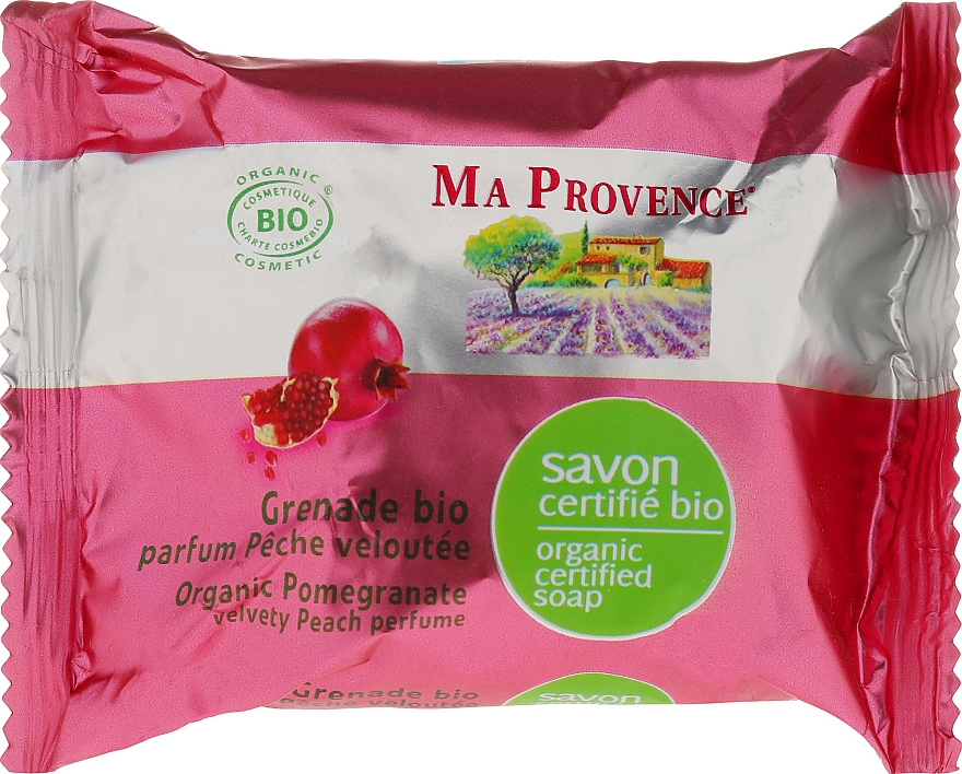 Bio Körperseife mit Granatapfelduft - Ma Provence Organic Soap — Bild N1