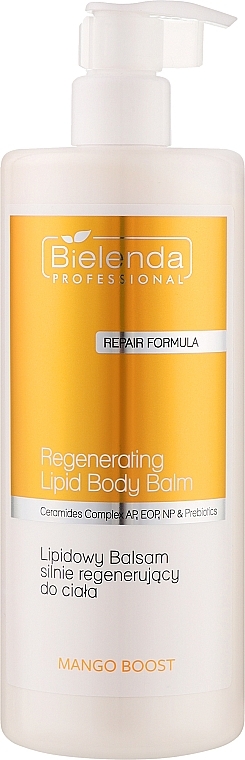 Bielenda Professional Mango Boost Regenerating Lipid Body Balm  - Regenerierende Lipid-Körperlotion  — Bild N1