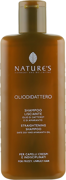 Shampoo zum Glätten der Haare - Nature's Oliodidattero Straightening Shampoo — Bild N2