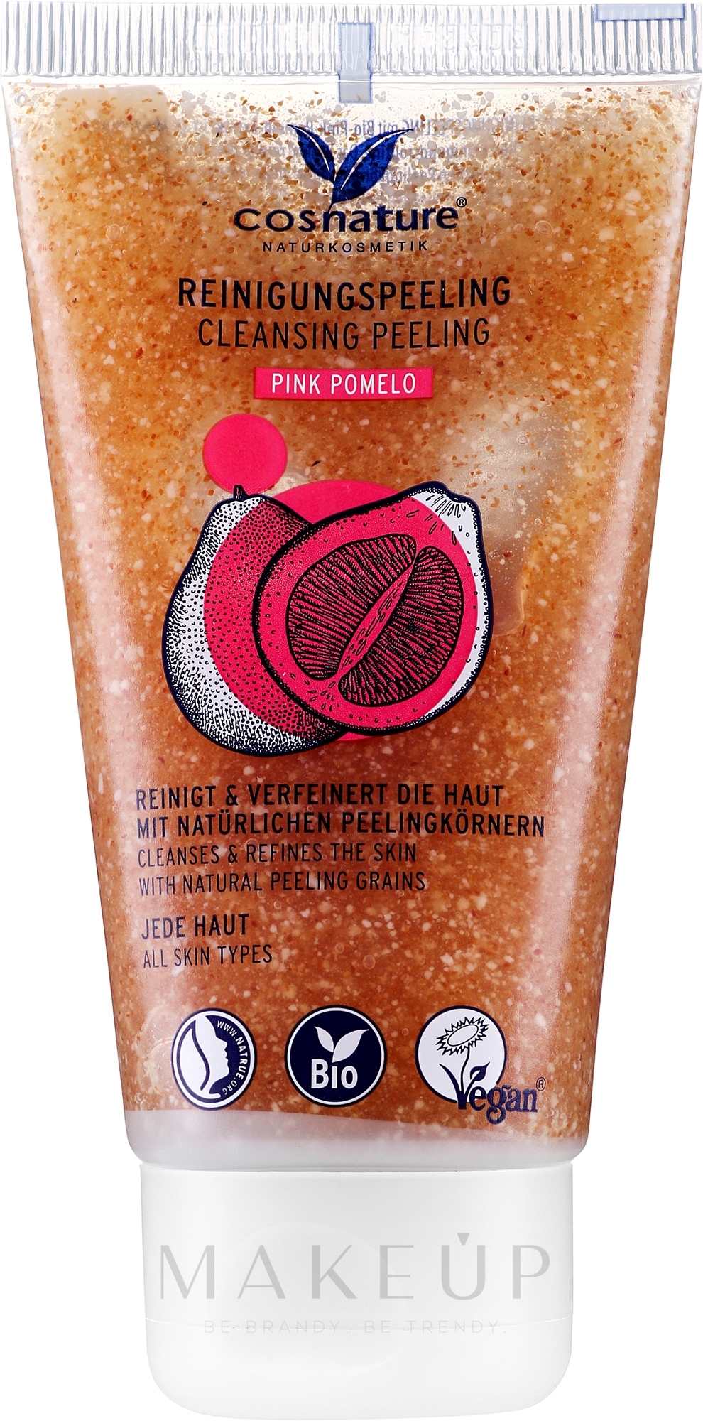 Reinigungspeeling für das Gesicht Pink Pomelo - Cosnature Pink Pomelo Cleansing Peeling — Bild 75 ml