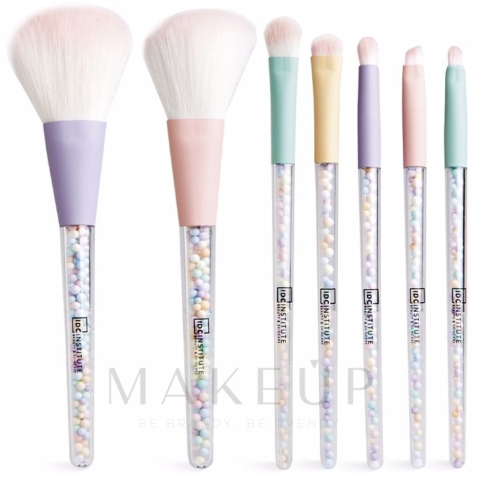 Make-up Pinselset 7 St. - IDC Institute Amazing Candy Makeup Brushes Set — Bild 7 St.