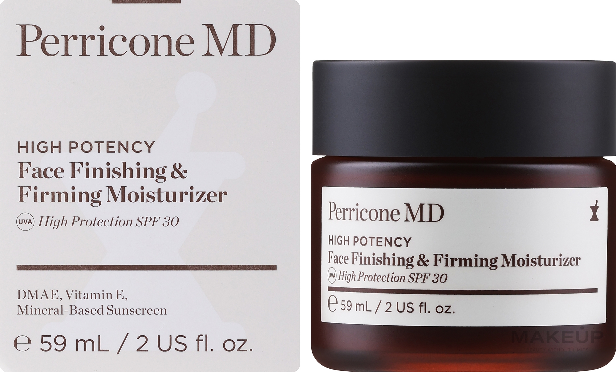 Getönte Feuchtigkeitscreme für das Gesicht SPF 30 - Perricone MD High Potency Face Finishing & Firming Tinted Moisturizer SPF 30 — Bild 59 ml