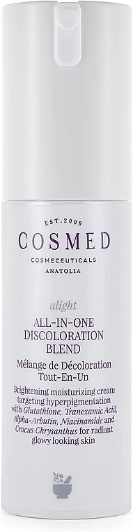 Aufhellende Gesichtscreme - Cosmed Alight All-In-One Discoloration Blend — Bild N1