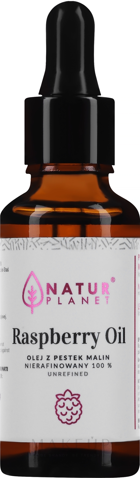 100% natürliches Himbeeröl - Natur Planet Raspberry Oil 100% — Bild 30 ml