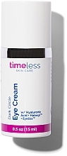 Düfte, Parfümerie und Kosmetik Creme für dunkle Ringe - Timeless Skin Care Dark Circle Eye Cream