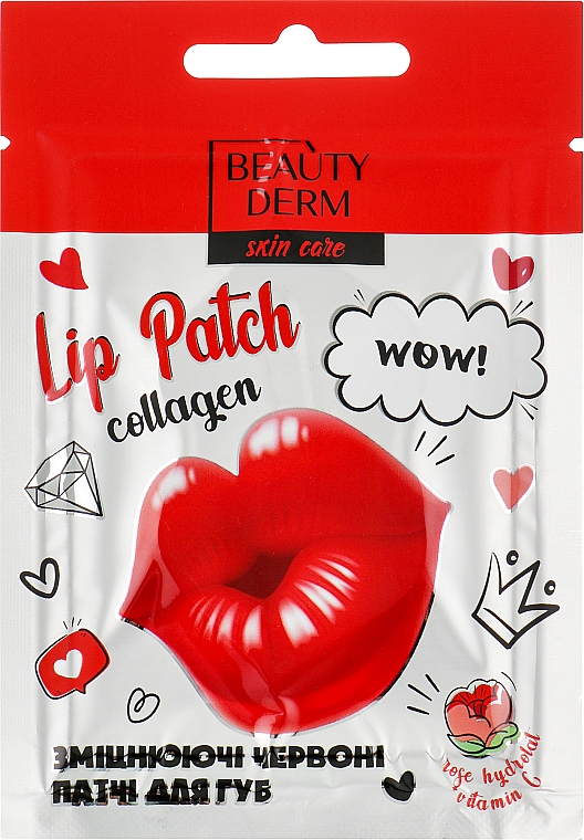 Kollagen-Lippenpatches - Beauty Derm Lip Patch Collagen — Bild N1