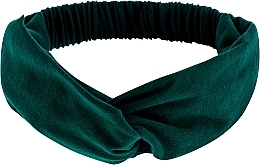 Düfte, Parfümerie und Kosmetik Haarband Knit Twist smaragdgrün - MakeUp Hair Accessories
