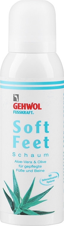 Schaum mit Aloe Vera und Olivenöl - Gehwol Fusskraft Soft Feet Foam — Bild N1