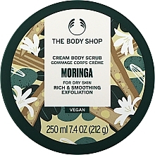Creme-Körperpeeling - The Body Shop Vegan Moringa Cream Body Scrub — Bild N3