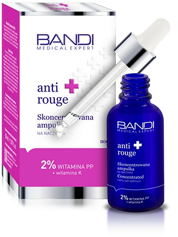 Gesichtskonzentrat gegen Hautrötungen - Bandi Medical Expert Anti Rouge Concentrated Ampoule — Bild N1