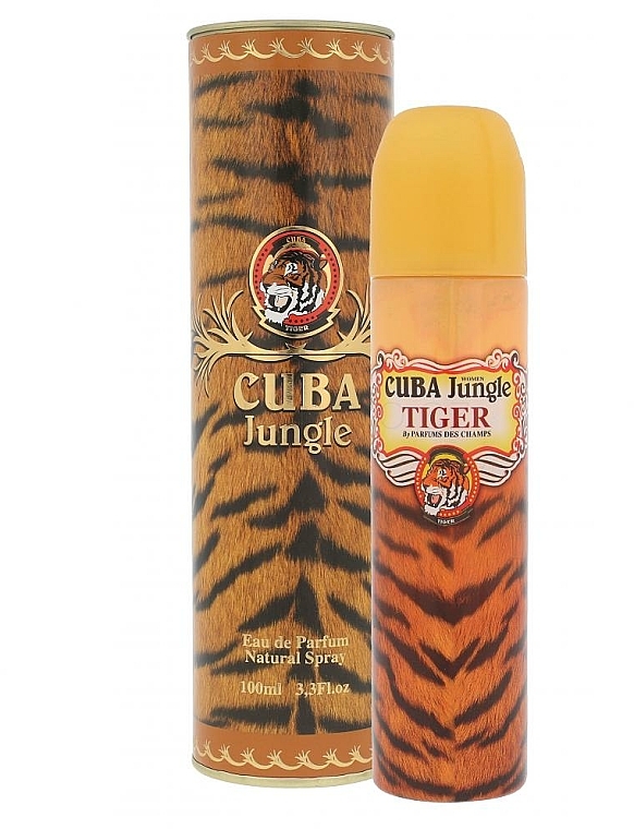 Cuba Jungle Tiger - Duftset (Eau de Parfum 100ml + Eau de Parfum 35ml + Eau de Parfum 15ml + Körperspray 200ml + Körperlotion 200ml) — Bild N4