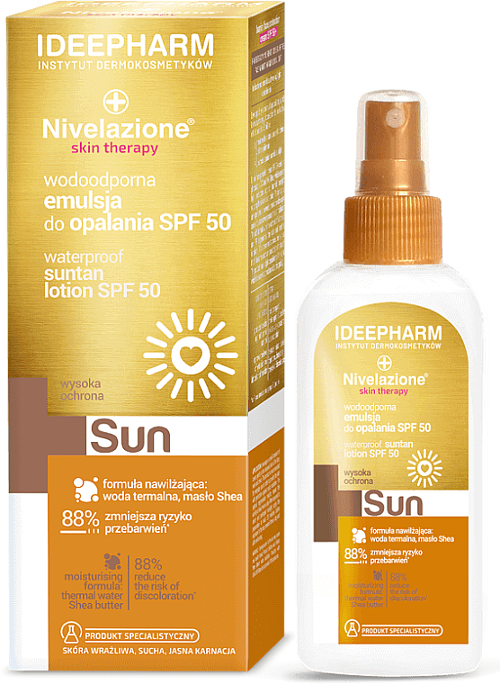 Sonnenschützende und wasserfeste Körperlotion mit Sheabutter SPF 50 - Farmona Nivelazione Skin Therapy Sun Waterproof Sun Lotion SPF50 — Bild N1