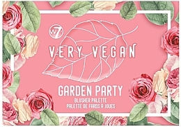 Rouge-Palette für das Gesicht - W7 Very Vegan Garden Party Blush Palette — Bild N2