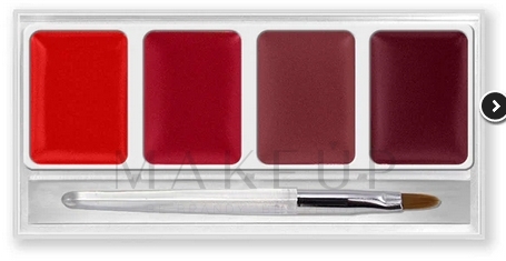 Lippenpuder-Palette - Kokie Professional Lip Poudre Lip Palette — Bild 798 - Reds