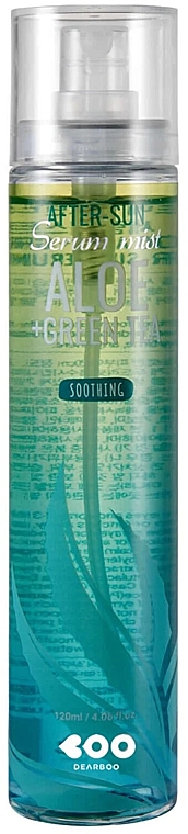 Serum-Nebel nach dem Sonnenbad - Dearboo After-Sun Serum Mist Aloe+Green Tea — Bild N1