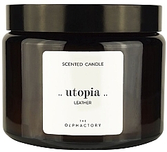Düfte, Parfümerie und Kosmetik Duftkerze im Glas - Ambientair The Olphactory Utopia Leather Candle