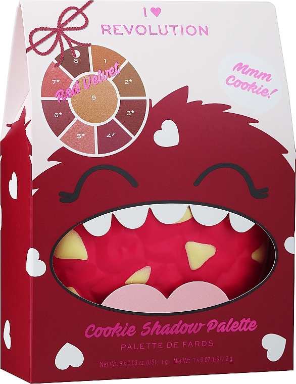 Lidschattenpalette mit 9 Farben - I Heart Revolution -Eyeshadow Palette Cookie Palette — Bild N3