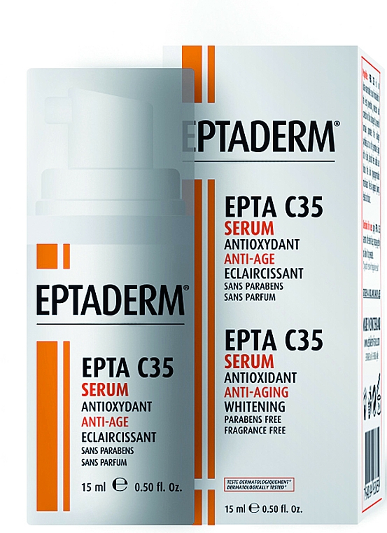 Regenerierendes und aufhellendes Anti-Aging Gesichtsserum - Eptaderm Epta C35 Serum — Bild N1