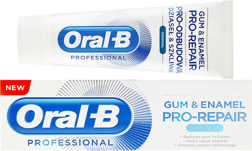 Regenerierende Zahnpasta für Zahnfleisch und -schmelz - Oral-B Professional Gum & Enamel Pro-Repair Original — Bild N1