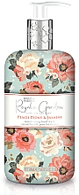 Düfte, Parfümerie und Kosmetik Flüssige Handseife Peach Peony & Jasmine - Baylis & Harding Royale Garden Peach Peony & Jasmine Hand Wash