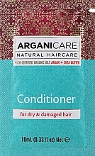 GESCHENK! Conditioner für trockenes und geschädigtes Haar - Arganicare Shea Butter Conditioner For Dry And Damaged Hair (Probe) — Bild N1