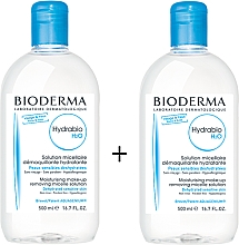 Düfte, Parfümerie und Kosmetik Gesichtspflegeset - Bioderma Hydrabio (Feuchtigkeitsspendender Mizellen-Make-up Entferner 2x500ml)
