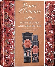 Düfte, Parfümerie und Kosmetik Tesori d`Oriente Fior di Loto - Körperpflegeset (Deospray 150 ml + Duschcreme 250 ml)