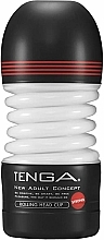 Düfte, Parfümerie und Kosmetik Silikon-Masturbator mit Sanduhrform und Ventilstruktur schwarz-rot - Tenga Rolling Head Cup Strong