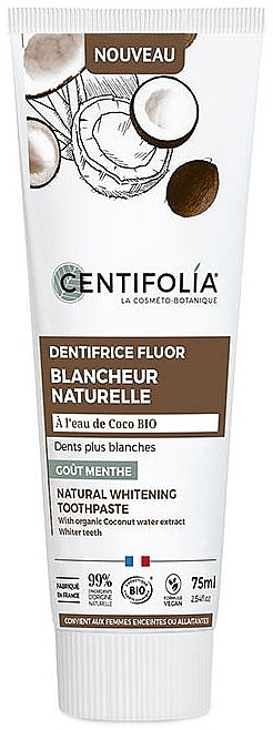 Natürliche Zahnpasta - Centifolia Natural Whitening Toothpaste  — Bild N1