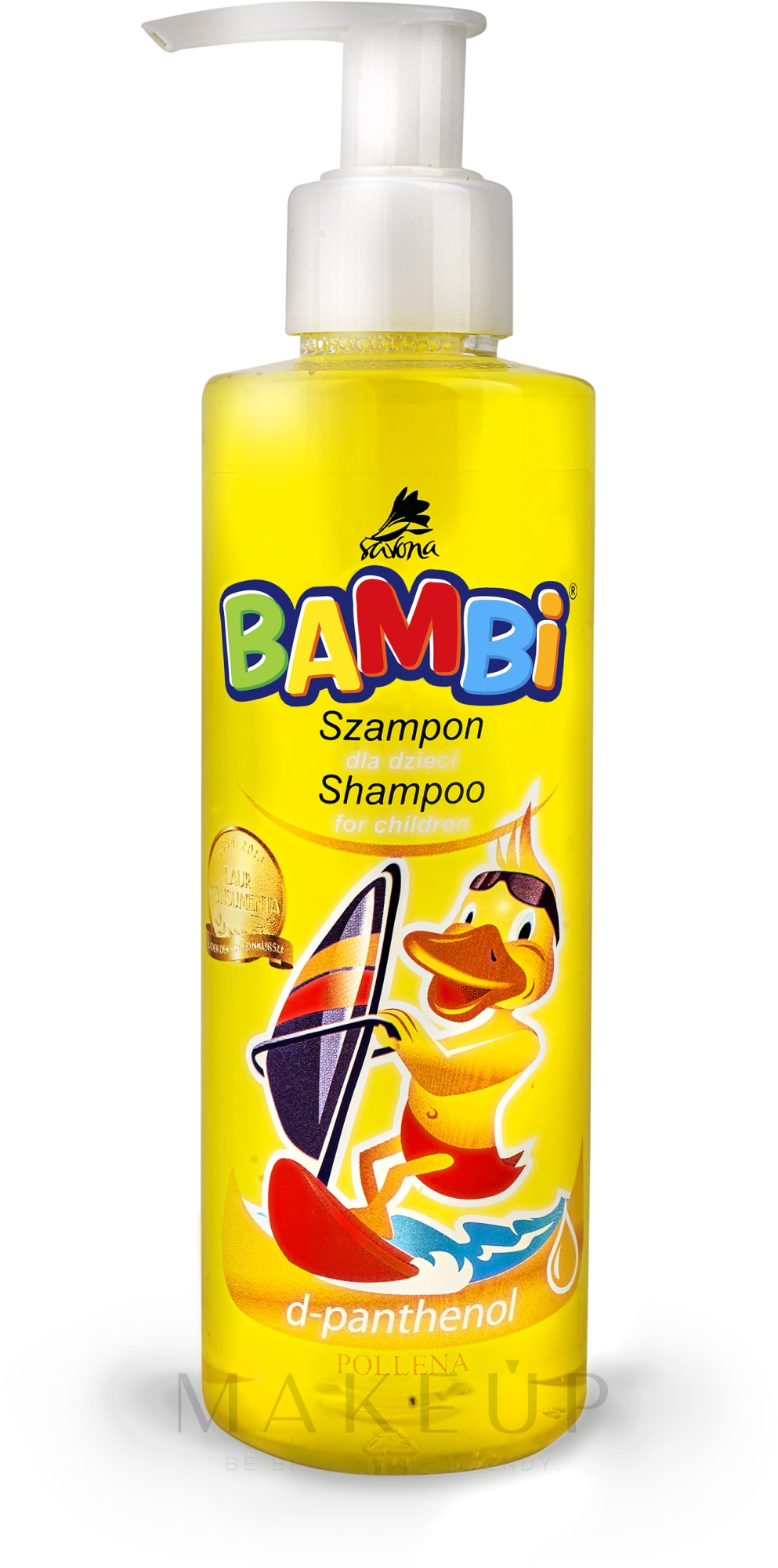 Kindershampoo (mit Spender) - Pollena Savona Bambi D-phantenol Shampoo — Bild 200 ml